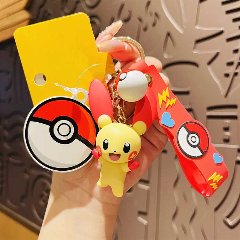 Pokémon Keychain Anime Doll Pluse Car Pendant Couple Backpack Pendant Desktop Decoration Toy Gift